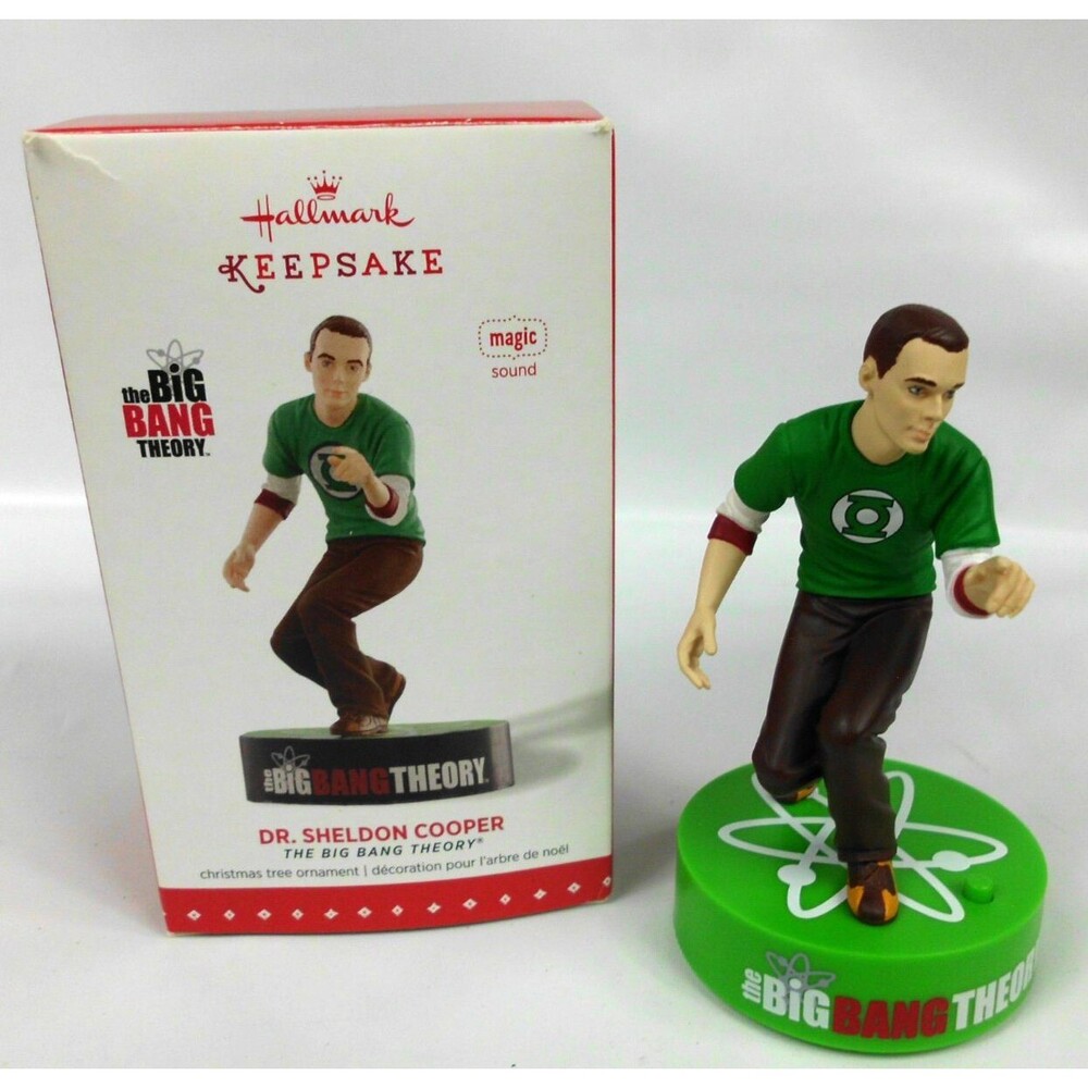 Hallmark Keepsake Ornament Dr Sheldon Cooper The Big Bang Theory 2015 with Box